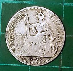 法屬印度支那1887年大法國之安南當二銅幣20mm 24D119 歷史價格詳細信息