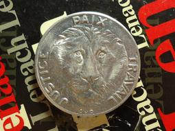 【麟雅堂】獅子山1964年&frac12;分銅幣，邦加魚，未使用帶銅光 歷史價格詳細信息