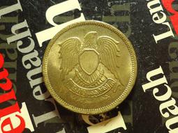 【麟雅堂】埃及1972年10-Piastres鎳幣，古萊什之鷹，近未使用《KM 430》 歷史價格詳細信息