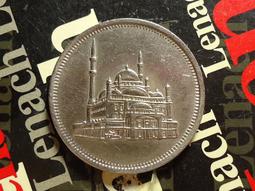 【麟雅堂】埃及1984年10-Piastres鎳幣，清真寺《KM 556》 歷史價格詳細信息