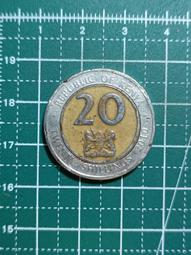 非洲 肯亞 1998年 總統 丹尼爾 20先令錢幣 雙金屬硬幣-單獨年份、較少見 (9) 歷史價格詳細信息