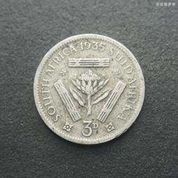 1935年英屬新幾內亞3便士RS001，中孔方形壓四角星圖案4147 歷史價格詳細信息