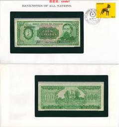 ????露天【至低價】/ 巴拉圭1000瓜拉尼 2001年紙幣美洲外國錢幣外幣收藏真幣 歷史價格詳細信息