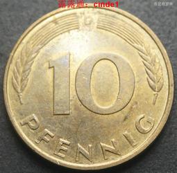 西德聯邦德國1992年10芬尼銅幣D廠 23d880 歷史價格詳細信息
