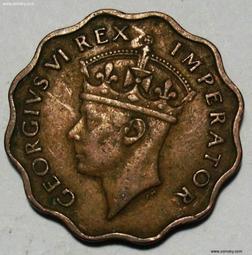【匯海外幣】英屬塞浦路斯1944年1皮阿斯特  銅幣  喬治六世【滿300出貨】 歷史價格詳細信息