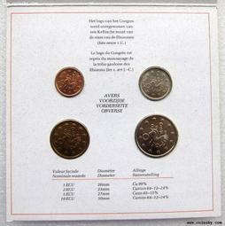 【滿300出貨】比利時 2000年 4枚套幣 硬幣 外國錢幣 歷史價格詳細信息