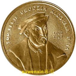 滿300出貨波蘭2005年文學之父雷伊誕辰500周年2茲羅提紀念幣UNC黃銅硬幣27m 價格比較,價格查詢,歷史價格詳細信息