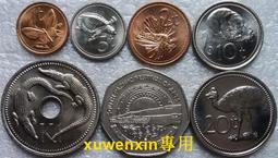 【滿300出貨】巴布亞新幾內亞7枚一套硬幣 套幣 全新UNC 外國錢幣 歷史價格詳細信息