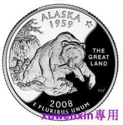 【滿300出貨】2008 美國州幣.亞利桑那紀念硬幣 25分 5.67g 銅鎳 歷史價格詳細信息