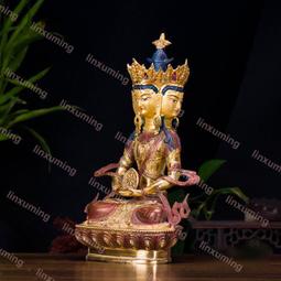 尼泊爾手工10寸34.5厘米全鎏金《六臂瑪哈嘎拉》大黑天銅像擺件 歷史價格詳細信息