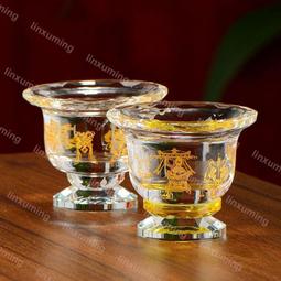 供水碗聖水杯家用佛前用品杯銅八吉祥彫蓮花用品杯供水杯 歷史價格詳細信息