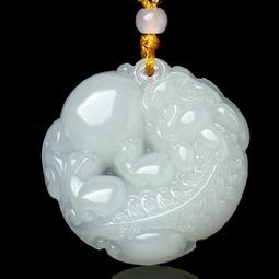 新疆和田玉白玉祥雲如意鎖吊墜天然玉石長命鎖掛件羊脂白項鏈玉墜 歷史價格詳細信息