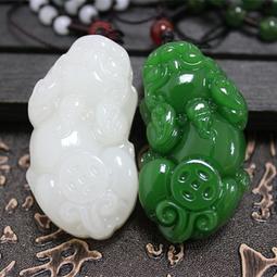 天然新疆和田玉貔貅吊墜男女款招財皮丘一夜暴富掛件女款項鏈吊墜 歷史價格詳細信息