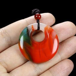 天然和田玉青玉平安扣吊墜玉石蓮花玉佩男女晴水玉牌項鏈玉墜禮物-興龍家居 歷史價格詳細信息