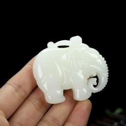 新疆天然和田玉白玉項鏈 羊脂白玉項鏈男女款白玉圓珠玉項鏈 歷史價格詳細信息