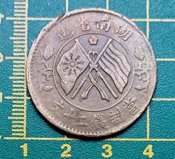 湖南省造20文，公博AU53分。22803 歷史價格詳細信息