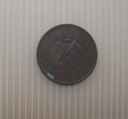 湖南省造20文，公博AU53分。22803 歷史價格詳細信息