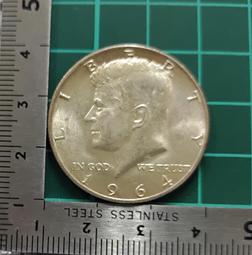 美國銀幣1964年肯尼迪銀幣50美分。NGC評級63分原光卷5080 歷史價格詳細信息