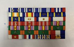 台北官星制作：憲兵軍官線繞式四格五排勲表（庫存現貨/隨時可能售出如缺貨會主動通知） 歷史價格詳細信息