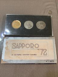 1972 年 日本 国 昭和 47年 100 円 札幌 Sapporo 奧運 紀念幣 100元 Yen 大型 古 錢幣 歷史價格詳細信息