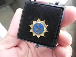 消防勳章紀念章榮譽獎章定制獎牌紀念章金屬牌收藏金銀銅牌制作 歷史價格詳細信息