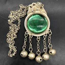 古玩古董雜項收藏大清乾隆年制觀音吊墜背景泰藍獅子吊墜 歷史價格詳細信息