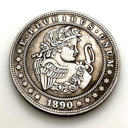 1890流浪幣天使精靈美少女黃銅舊銀紀念章 收藏幣銅銀硬幣紀念幣 歷史價格詳細信息