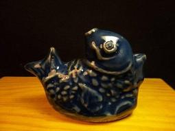 已讓藏~破缺品~破碎可以不心碎~可當樣本~青花高足果盤~1個特價:900元~現品 歷史價格詳細信息