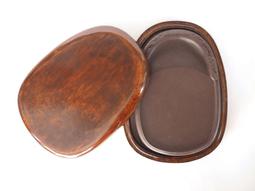 【汶采】老坑歙硯長眉紋-古幣硯  眉紋 水波 金星 雁湖眉 子石 歷史價格詳細信息