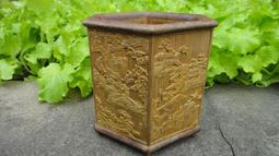 [福田工藝]山林人物筆筒[瓷筆筒3] 歷史價格詳細信息