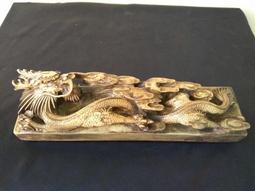 《茁壯啟業 》虎首抄手硯（古端硯） 30.5x14.5x8.5 佚名 P99 歷史價格詳細信息