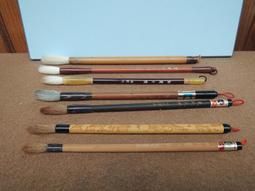 毛筆 老筆 留香閣 金鉤  用過，可以正常使用，也可以收藏 文房 收藏 舊藏【勝格玉石店】8841 歷史價格詳細信息