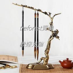 筆架梅林筆莊玉蘭花筆架陶瓷筆山毛筆架子筆擱創意文房四寶擺件手作梅花筆托學生筆架山小筆擱 歷史價格詳細信息
