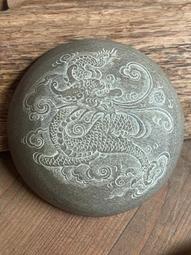 安徽歙縣老硯台 眉紋水波紋 老歙硯 收藏 原木盒 歷史價格詳細信息