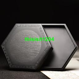 高檔珍藏禮品安徽歙縣龍尾四大名坑老坑眉子坑眉紋歙硯非端硯書法專用大號帶蓋磨墨墨盤墨池硯臺 歷史價格詳細信息