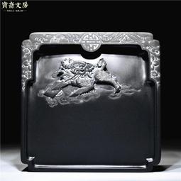 國家非遺《書魂硯》中國歙硯 純手工制作 天然金星原石硯臺擺件 歷史價格詳細信息