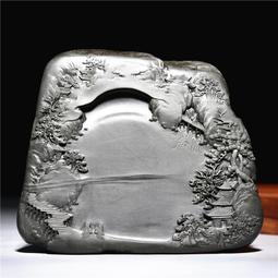 歙硯老坑眉紋籽料/白鳥朝鳳/名師硯臺老坑黑龍尾硯珍藏禮品文房硯 歷史價格詳細信息