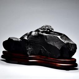 孤品/大師硯山居秋暝老坑金皮原石硯臺文房藝術籽料收藏文房禮品 歷史價格詳細信息