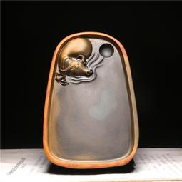 硯臺原石天然高檔安徽歙硯老坑精品毛筆磨墨書法專用雕刻端硯帶蓋 歷史價格詳細信息