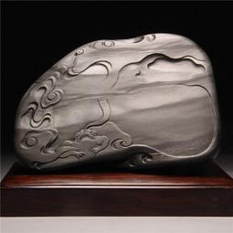 孤品 名師硯臺 精品老坑金暈帶蓋素硯老坑龍尾硯歙硯文房收藏禮品 歷史價格詳細信息