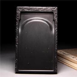 中國歙硯 金星原石硯臺 經典素硯 老坑帶蓋硯臺墨海端硯文房四寶 歷史價格詳細信息