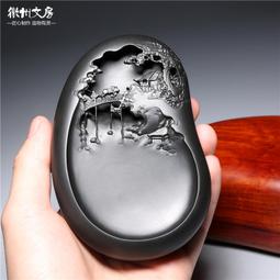 歙硯非遺大師珍藏硯板/白眉銅錢龜甲紋/珍品四大名坑老坑龍尾收藏 歷史價格詳細信息
