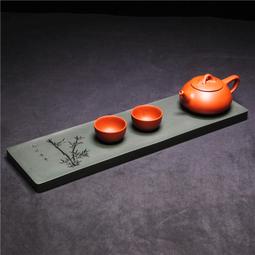 天然烏金石茶盤套裝整塊家用石頭大茶臺托盤茶海簡約功~特價~特價 歷史價格詳細信息