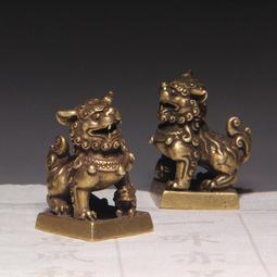 古法黃銅燒藍吞金獸手機掛件一家三口財源滾滾手機鏈掛飾網紅吊墜-奇點家居 歷史價格詳細信息