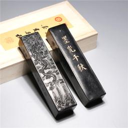 古藝胡開文甘水蘭精品，超頂墨，此墨墨質細膩，墨帶中藥香味，墨色清透，磨口呈現鏡面效果，作品級別高貨油煙，非常-6530 歷史價格詳細信息