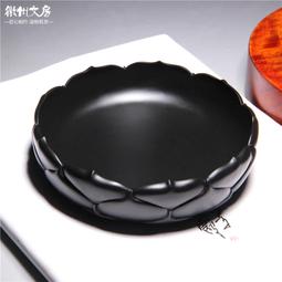 中國歙硯 名師收藏  愛蓮圖 金暈藏品龍尾原石籽料硯臺端硯實用 歷史價格詳細信息