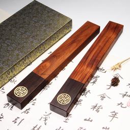 紫光檀木嵌銅香管香盒實木鏤空臥香爐禮盒木質薰香爐香道用品香座 歷史價格詳細信息