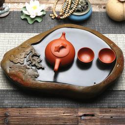 ！歙硯茶盤、干泡臺、壺承、茶托。精品硯臺、干泡。 歙硯修水石彩帶 尺寸25.5*17.5*4.5厘米，無包裝-2899 歷史價格詳細信息