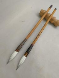 極品湘妃兼毫大斗筆，高貨定制兼毫斗筆一支，出峰8.3cm口徑23mm，玉化白水牛角筆斗筆頂，手感很好。紅精選-905 歷史價格詳細信息