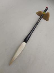 80年代高定款細光峰蒜頭筆，精制高古玉鑲駝骨筆桿，極品細光峰純羊毫，筆毫圓潤飽滿，筆桿精雕工藝，做工精細。-1699 歷史價格詳細信息